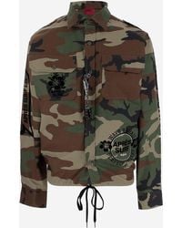 APRÈS SURF - Cotton Jacket With Logo Print - Lyst