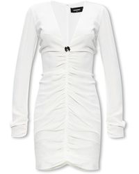 DSquared² - Ruched Dress - Lyst