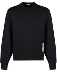 Burberry - Logo Patch Crew Neck Sweatshirt - Lyst