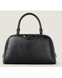 Givenchy - Givenchy Structured Leather Top Handle Bag - Lyst