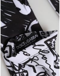 Dolce & Gabbana - Gloves Dg Logo Elbow Length Mitten And 10+Pl - Lyst