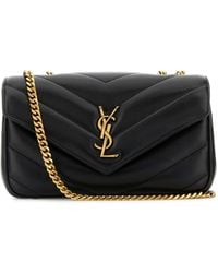 Saint Laurent - Leather Small Loulou Shoulder Bag - Lyst