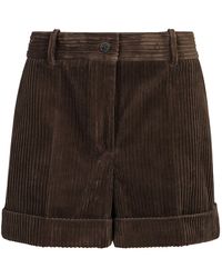 P.A.R.O.S.H. - Corduroy Shorts - Lyst