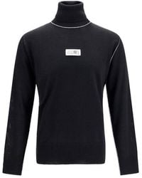 MM6 by Maison Margiela - Wool Oves Aries Turtleneck Clothing - Lyst