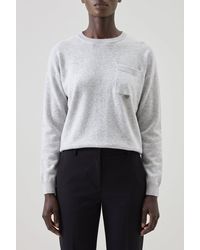 Brunello Cucinelli - Light Wool Silk Sweater - Lyst