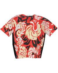 Marni - Tropical Flower Print Jersey T-Shirt - Lyst