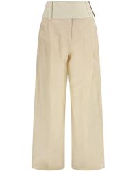 Max Mara - Ferito Pants Cotton - Lyst
