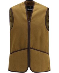 Barbour - Fleece Vest Acrylic Jacket - Lyst