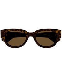 Bottega Veneta - Bv1278Sa Tri-Fold-Line New Classic 002 Sunglasses - Lyst