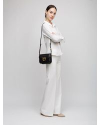 Pinko - Crossbody Bag Sheepskin Crossbody-Bags - Lyst
