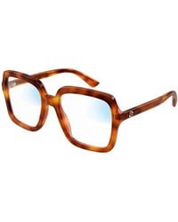 Gucci - Sunglasses Square Full Rim, Havana Frame And Clear To Photochromic Lens Gg1318S001 - Lyst