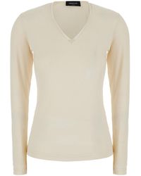 Fabiana Filippi - Sweater Round Neck Cotton T-Shirts & Jerseys - Lyst