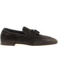 Brunello Cucinelli - Calfskin Slip-On Loafers - Lyst