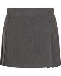 Ambush - Pleated Mini Skirt - Lyst