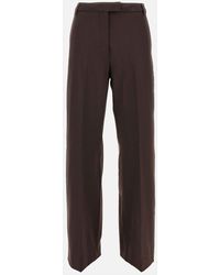 Thelatest - Alek Wool Blend Trousers - Lyst