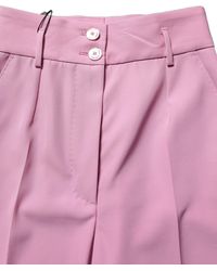 Dolce & Gabbana - High Waisted Polyester Trouser Pants - Lyst