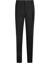 Dolce & Gabbana - Classic Fitted Trousers - Lyst
