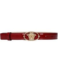Versace - Belt Patent Leather - Lyst