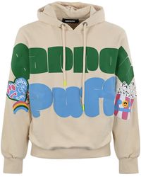 Barrow - Cotton Sweatshirt With Puff Print - Lyst