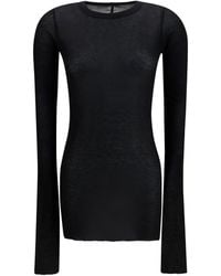 Rick Owens - Long-Sleeve Top - Lyst
