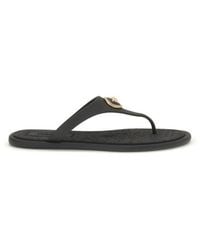 Versace - Rubber Flip-Flop Sandals - Lyst