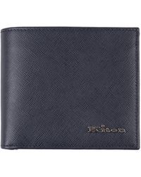 Kiton - Leather Wallet With Logo - Lyst