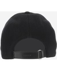 Gucci - Wool Baseball Hat With Logo - Lyst