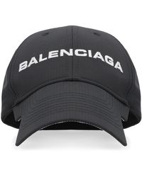 Balenciaga - Logo Baseball Cap Polyester Hat - Lyst