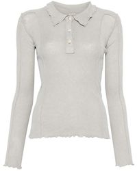 Baserange - Polo Sweater Ribbed Knit Organic Cotton Tops - Lyst