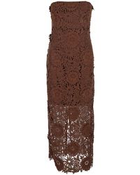 ROTATE BIRGER CHRISTENSEN - Midi Dress Tech Fabric - Lyst