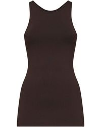 TOTEME - Walnut Compact Knit Classic Tank Top - Lyst