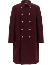 Brunello Cucinelli - Cashmere Double-Breasted Coat - Lyst