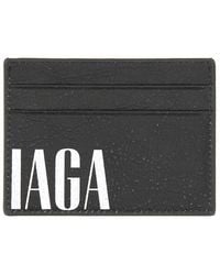 Balenciaga - Leather Card Holder Domesticated Lamb Wallets & Purses - Lyst