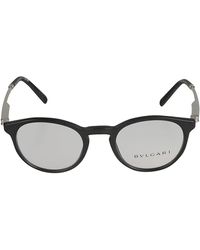 BVLGARI - Round Rim Glasses - Lyst