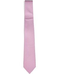 Ferragamo - Gancini Silk Twill Cerchio Tie - Lyst