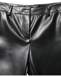 Dolce & Gabbana - Pu Leather High Waisted Trouser Pants Polyurethane Polyester - Lyst