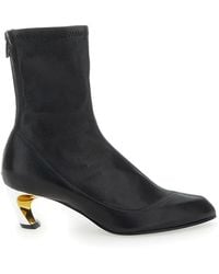 McQueen - Heeled Ankle Boots - Lyst
