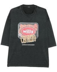 Willy Chavarria - Especial Chorizo Buffalo Graphic-Print Distressed T-Shirt - Lyst