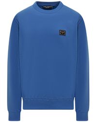 Dolce & Gabbana - Sweatshirt With Logo Plaque - Lyst