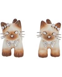 YVMIN - Earrings Split Kitten - Lyst