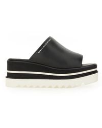 Stella McCartney - Sneak-elyse 80 Platform Slides - Women's - Rubber/polyurethane - Lyst