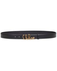 Chloé - Chloã Chloã Iconic Leather Belt - Lyst