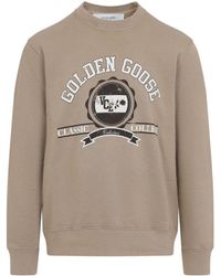 Golden Goose - Logo Cotton Sweatshirt - Lyst