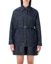 Fendi - Giacca Ff Padded Deni - Lyst