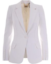 Elisabetta Franchi - Light And Natural Mini Jacket For Ss26 - Lyst