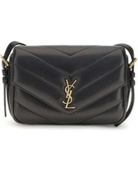 Saint Laurent - Loulou Cassandre Toy Lambskin Shoulder Bag Lamb Ovis Aries - Lyst