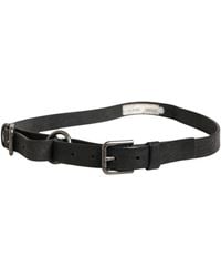 Dolce & Gabbana - Calfskin Leather Metal Buckle Belt Calf - Lyst