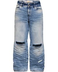 PDF - Crinkled-Effect Denim Rich Kid Jeans - Lyst