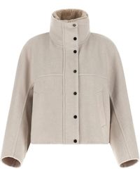 Brunello Cucinelli - Virgin Wool Coat Clothing - Lyst