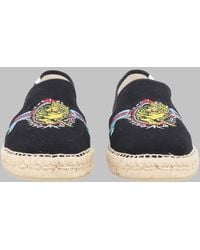 KENZO - Canvas Espadrilles Cotton Shoe - Lyst